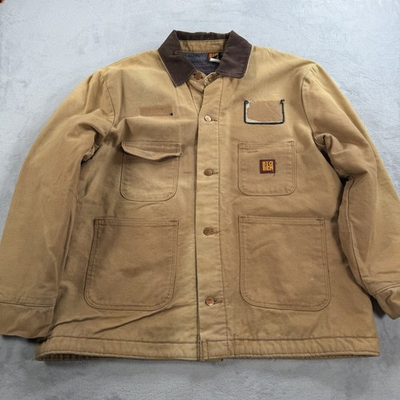 #ad Vintage Big Ben Blanket Lined Canvas Chore Barn Jacket Coat 44 USA Made Workwear $25.99