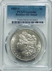 1885 S Morgan Silver Dollar PCGS AU Details Tougher Date Morgan