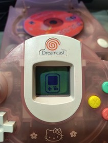 💥SEGA Dreamcast HELLO KITTY Pink Console Plays USA Games Only Sanrio. See Pics