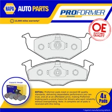 Brake Pads Set fits VW VENTO 1H2 1.9D Front 91 to 98 Proformer 1H0698151A