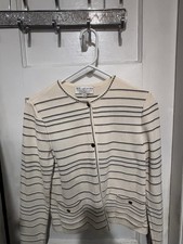 St John Knit Cardigan/ Sweater Santana Long Sleeves Size Small