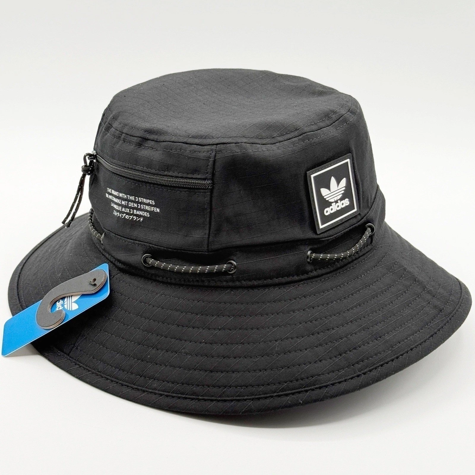 Adidas Originals Utility 2.0 Boonie Bucket Hat Stash Pocket Black Unisex, NEW
Opens in a new window