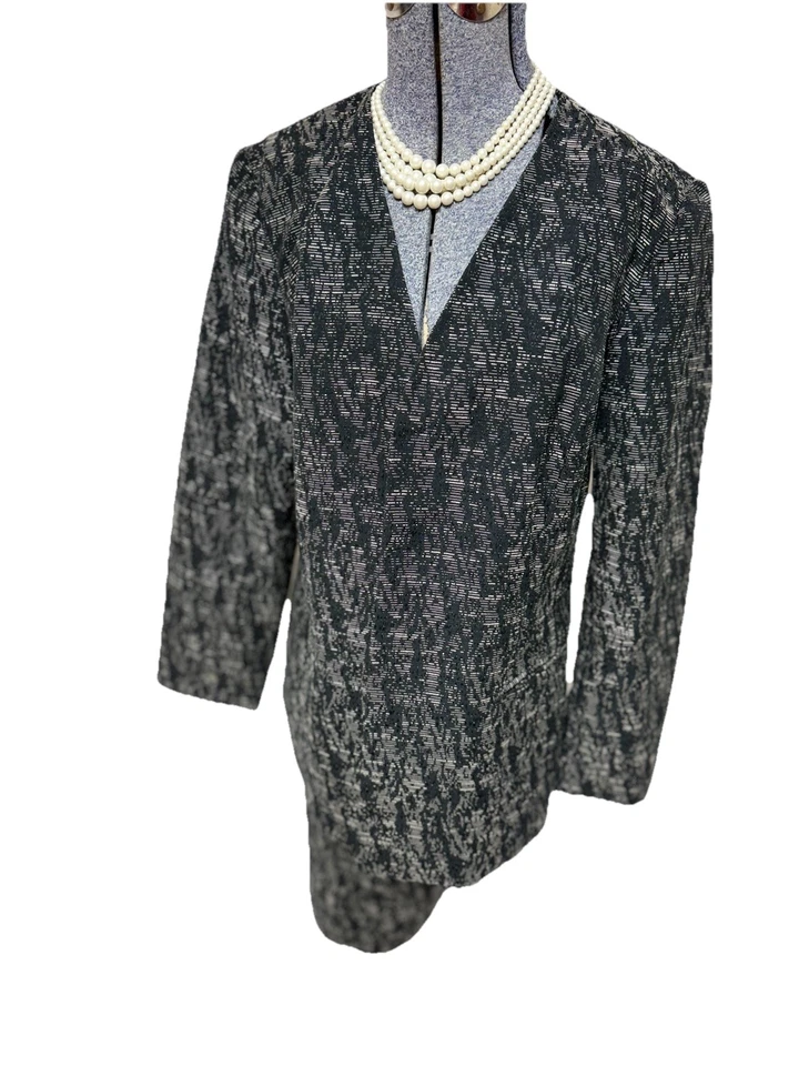 NUEVO $320 Calvin Klein Falda Traje Talla 18W Conjunto de Dos Piezas Bolsillos Mezcla Algodón NUEVO Foto 4 de 4