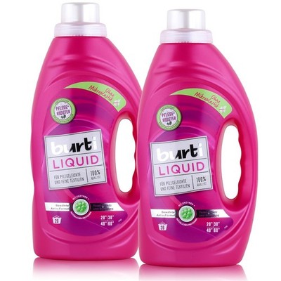 burti Liquid Feinwaschmittel 1,45L - Für pflegeleichte Textilien (2er Pack)