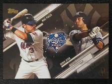 2024 Topps Dynamic Duals Title Clashes Mike Piazza Derek Jeter #TC-6