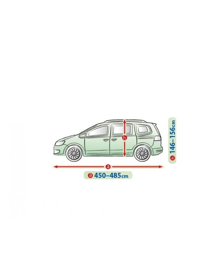 Capa de carro para Ford Galaxy S-MAX VW Sharan Seat Alhambra resistente MPV Hanwell - Imagem 2 de 4