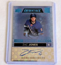 2021-22 Upper Deck Credentials Hockey Cards Checklist and Odds 40