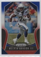 2019 Panini Prizm Red White & Blue Prizm Melvin Gordon III #221 7l6