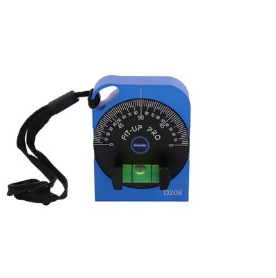 Fit-Up Pro Magnetic Pocket Level and Inclinometer with 360° Rotating Dial
