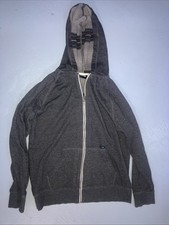 Amplify Boys Zip Up Hoodie Size XL 18/20 Gray Black   B156