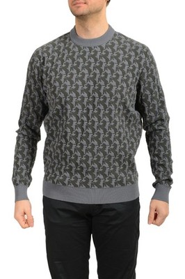 Scuderia Ferrari Fluid 3D Pixel PR.Horse Gray Pullover Sweater US XL IT 54