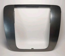 07-13 CHEVROLET GMC YUKON TAHOE OEM METAL SILVER CENTER DASH RADIO BEZEL TRIM
