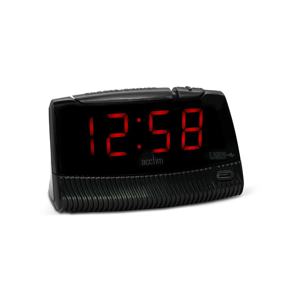 Acctim Wade LED Digital Alarm Clock - Image 2 of 4