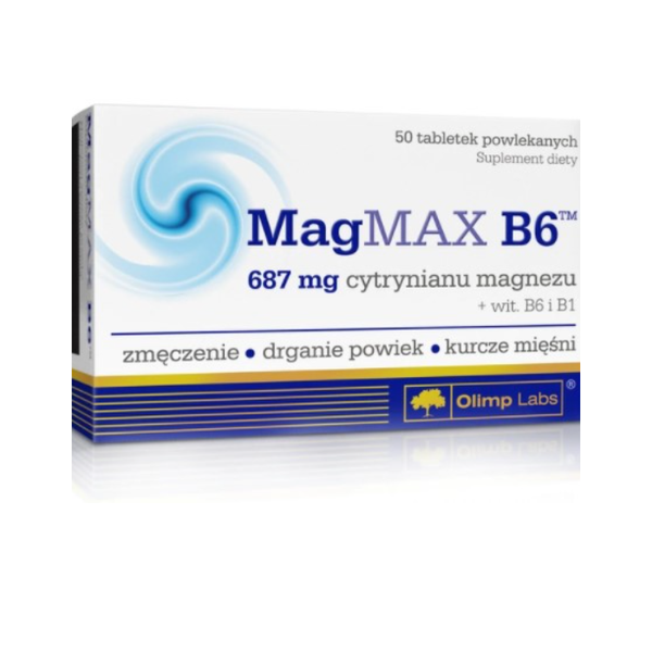 (Einheit/0,24€) Olimp Magmax B6 MuskelkräMpfe Magnesium Vitamin 50 Tab. D/S-image
