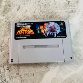 Super Metroid Famicom  Box With Instructions retro game