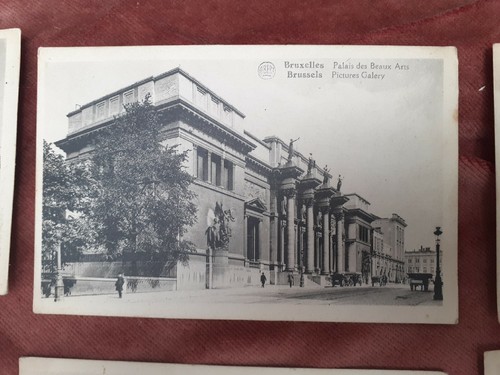 Brussels Belgium Buildings. 1910-20. 7 Postcards. Market Place, Gallery etc - Picture 3 of 9