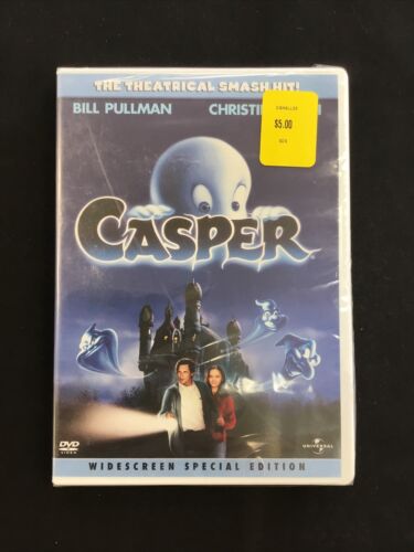 Casper DVD Christina Ricci 1995 BRAND NEW SEALED KIDS HALLOWEEN FREE S/H