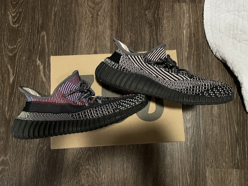Adidas Yeezy Boost 350 V2 Yecheil (Non-Reflective) FW5190 Men's Size 11 - Picture 4 of 6