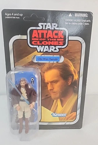 Star Wars Vintage Collection AOTC VC31 - Obi-Wan Kenobi 3.75" Unpunched FIGURE