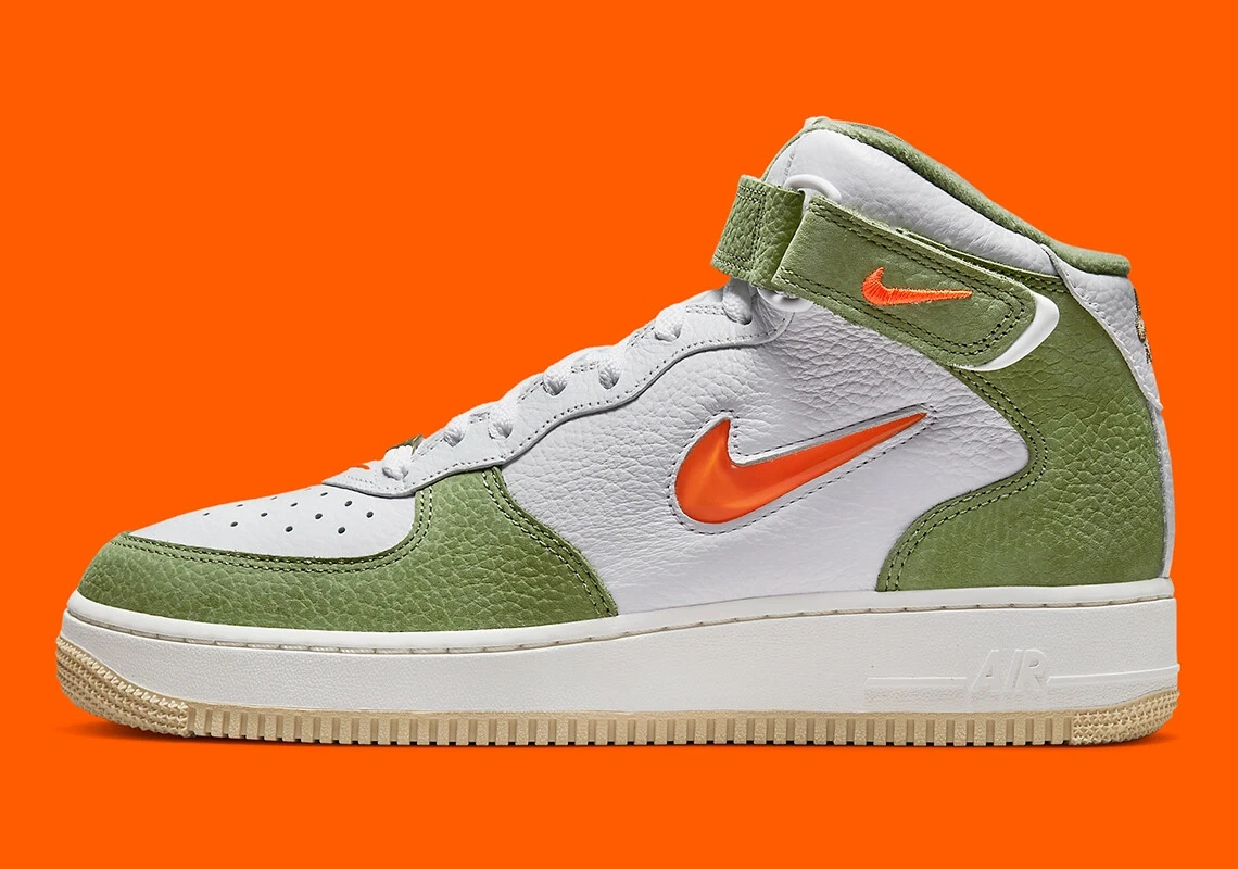 tennis Vet een beetje Nike Air Force 1 Mid &#039;07 QS &#034;Olive Green&#034; DQ3505-100  Men&#039;s Sizes | eBay