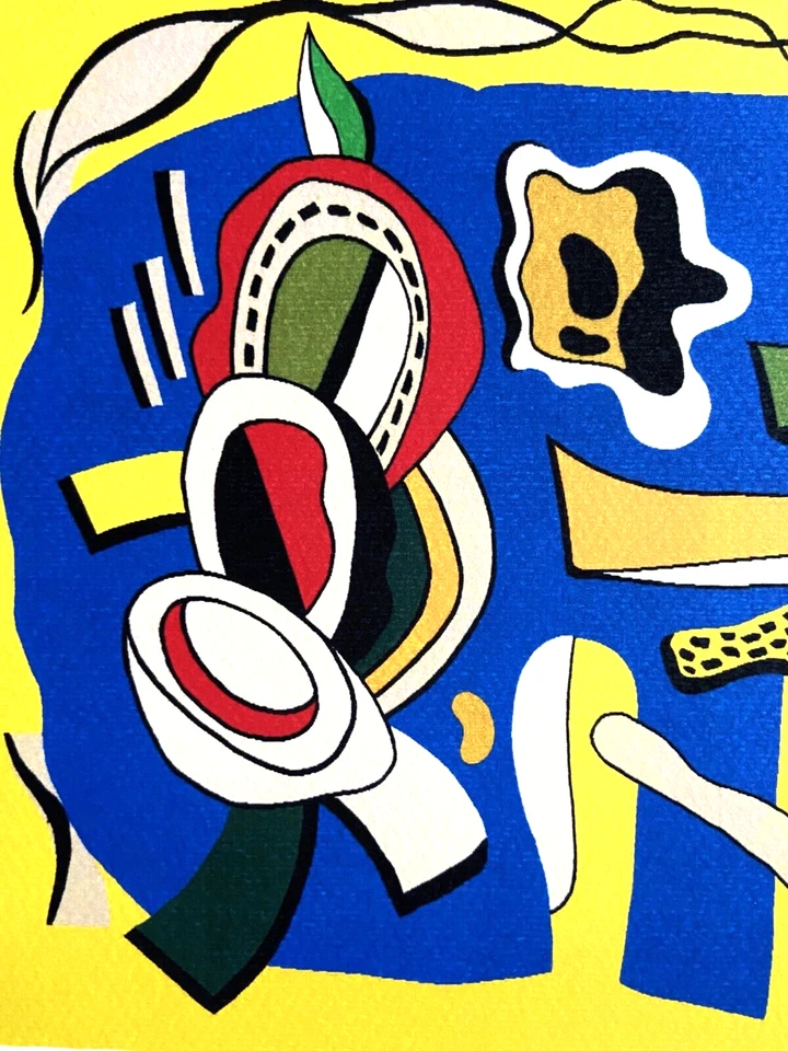 Litografia Fernand-Léger certificado de autenticidade original assinada numerada publicada à mão - Imagem 4 de 4