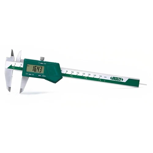 Insize 1116-150 Digital Caliper with Round Depth Bar Range 0-150mm/0-6″