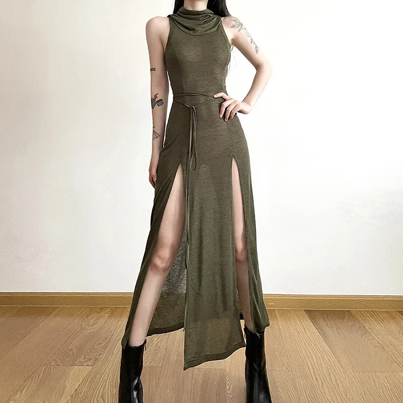 midi sexy dresses for women V-neck hip sexy cross-over midi dress cocktail dress Black / M by Blue Zone Planet