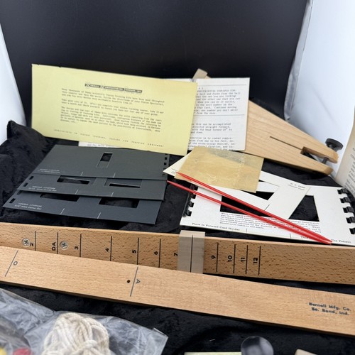 1950s BERNELL APERTURE RULE VISION TRAINER KIT vintage missing some cards - Picture 4 of 10