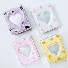 3inch ID Card Binder Hollow Heart Fashion Photo Album Photocard Holder Album  