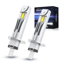H1 Canbus Super White LED Headlight Bulb Kit High Low Beam 25000LM 6500K