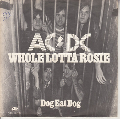 AC/DC ACDC Whole lotta Rosie PICTURE SLEEVE Holland NEW 7'' 45 rpm record RARE!!!