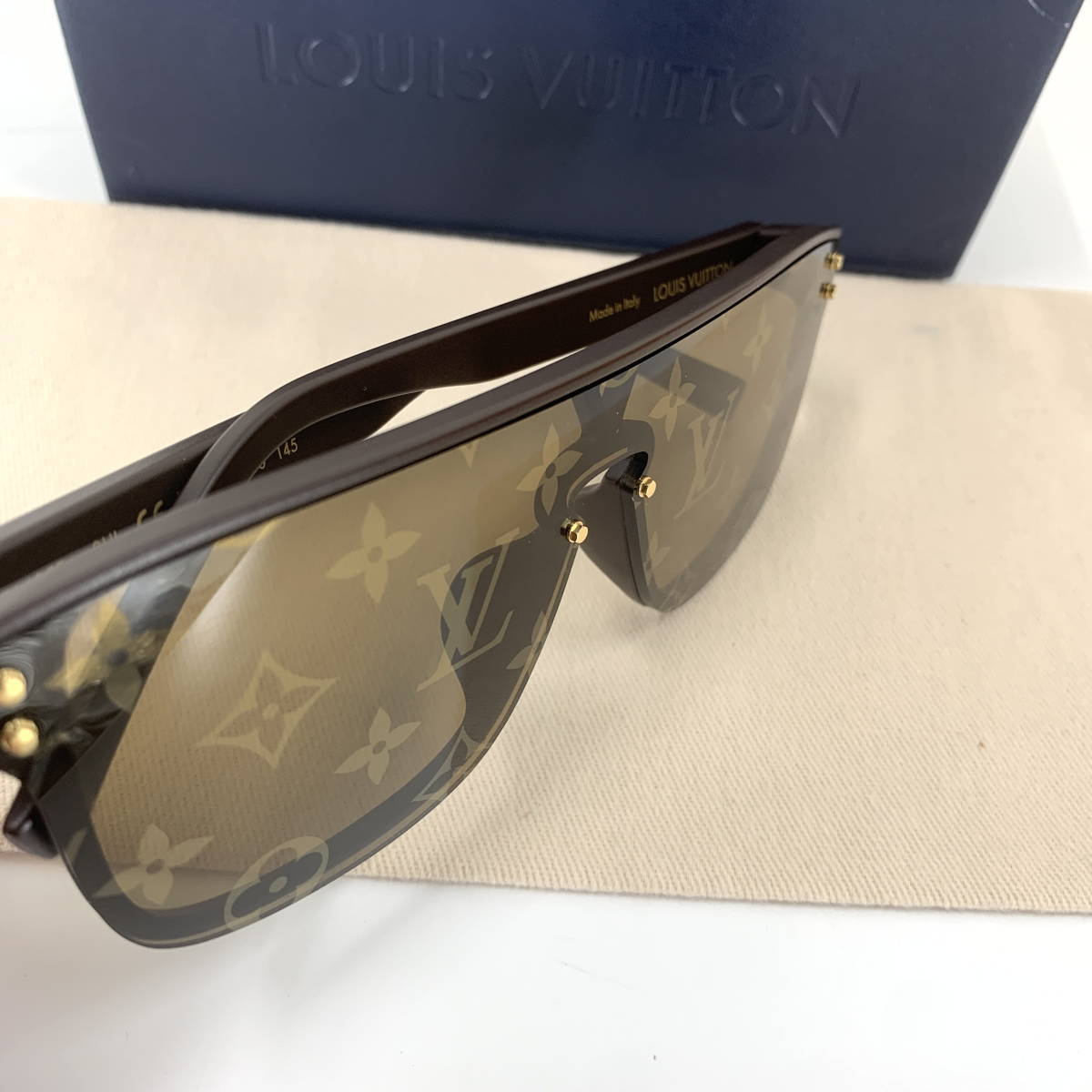 Louis Vuitton Classic Sunglasses Cell Frame Brown My Monogram Fame Rectangle Sunglasses S00 - Accessories  main image 3