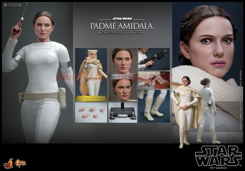 Perfect Hot Toys 1/6 Mms678 Star Wars Padme Amidala Action Figure New Toy - Picture 8 of 9