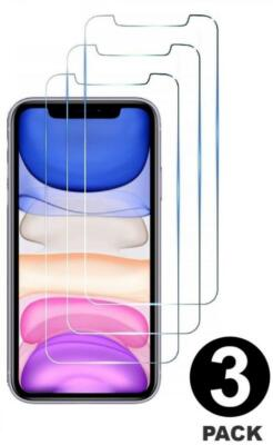 #ad #ad 3 Pack For iPhone XR 11 6.1 inch Clear HD Tempered GLASS Screen Protector $4.89