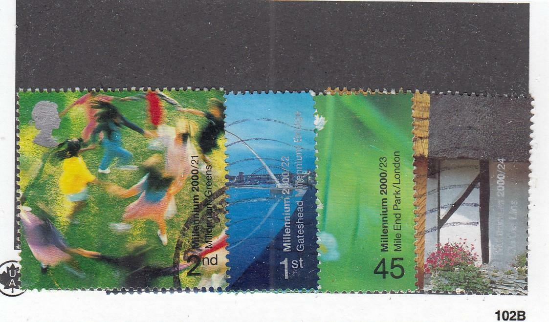 GREAT BRITAIN (MK7182)# 1910-1913 VF-USED 2000 MILLENNIUM PROJECT