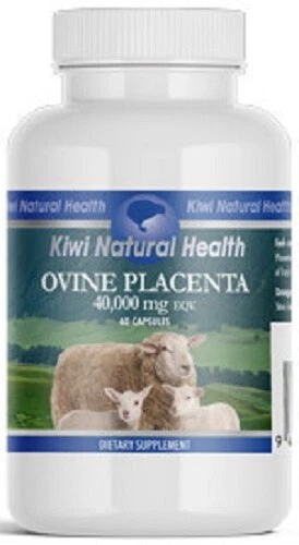 Kiwi Natural Health Sheep / Ovine Placenta 40 000 - 60 Caps - made in NZ