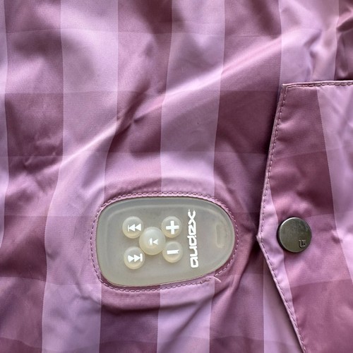 Burton Jacket Girls Large Full Zip Pink Snowboard Collared Music Pockets - Picture 8 of 14