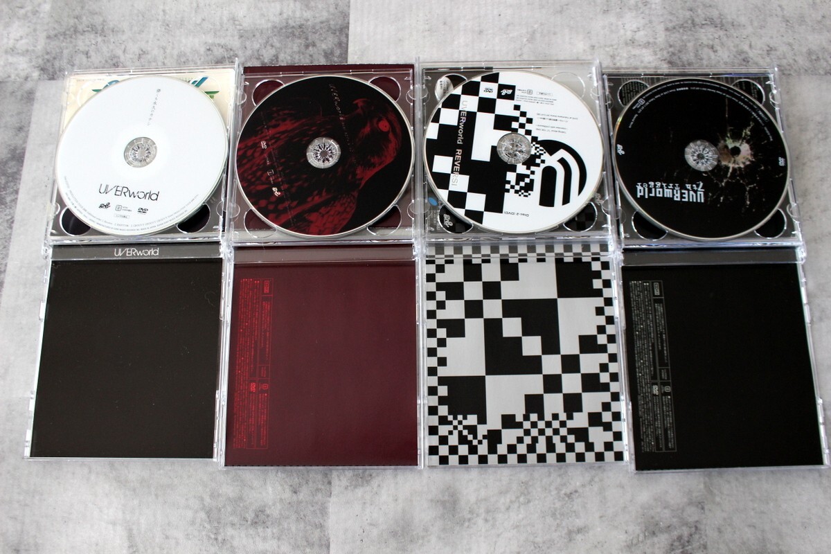 SET x26 UVERWorld Japan Single CD GOLD DECIDED Hakanaku mo
