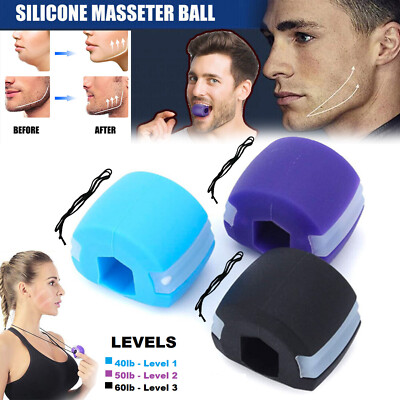 Silica Gel Jaw Line Jaw Exerciser Face Neck Mouth Toning