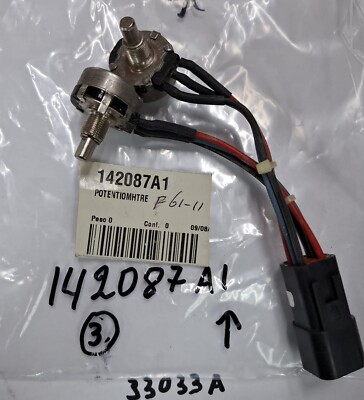 NOS TRACTOR PARTS 142087A1 POTENTIOMETER,10,000 Ohm, 8V Case IH MX135 ...