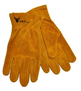 kids leather work gloves