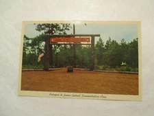 North Carolina Postcard Entrance James Gabriel Demonstration Area NC