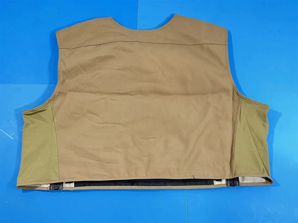 3XL BLAUER 8780CDC RIPSTOP B.DU ARMORSKIN VEST OUTER ARMOR CARRIER CDC TAN - Image 4 of 4