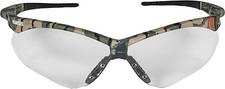 KLEENGUARD NEMESIS SAFETY GLASSES WITH CLEAR ANTI-FOG LENS CAMO FRAME 2 PAIRS 