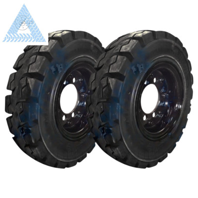 700x12 FORKLIFT SOLID TIRE WHEEL ASSEMBLY 70012 12x5 8 HOLE RIM