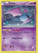 Pokemon - Zubat - 53/135 - Common - BW Plasma Storm - NM