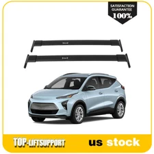 Roof Rack Cross Bar 2022-23 Fits Chevrolet Bolt EUV Luggage Cargo Carrier BLK
