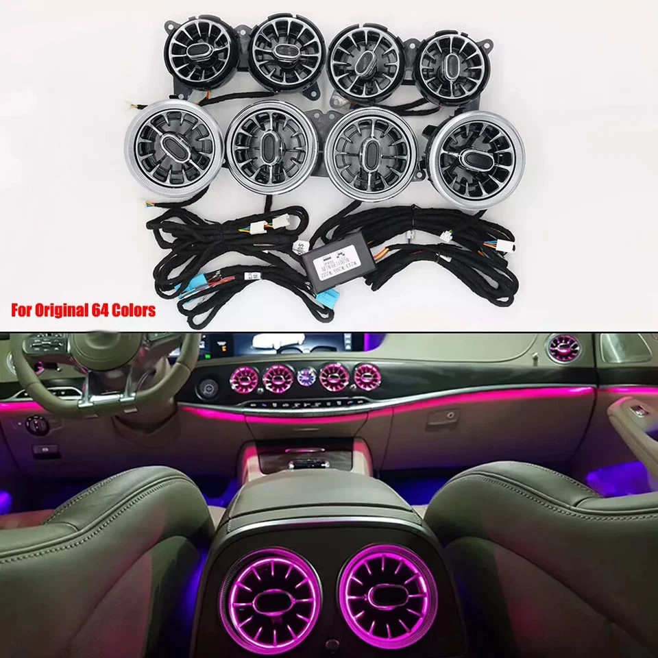 Вентиляционные отверстия для внутренних фар Mercedes-Benz S-класса W222 2018–2020 годов - Изображение 2 из 4