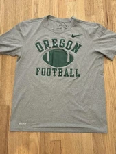 Oregon Ducks Size Large Workout T-shirt  Shirt Nike Dri-fit PE Team Issued #15