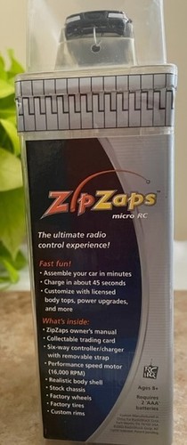 Radio Shack Zip Zaps Micro RC Ford Mustang Cobra - Black - radio control car kit - Picture 2 of 4